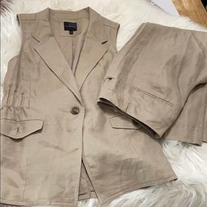 Summer linen suit